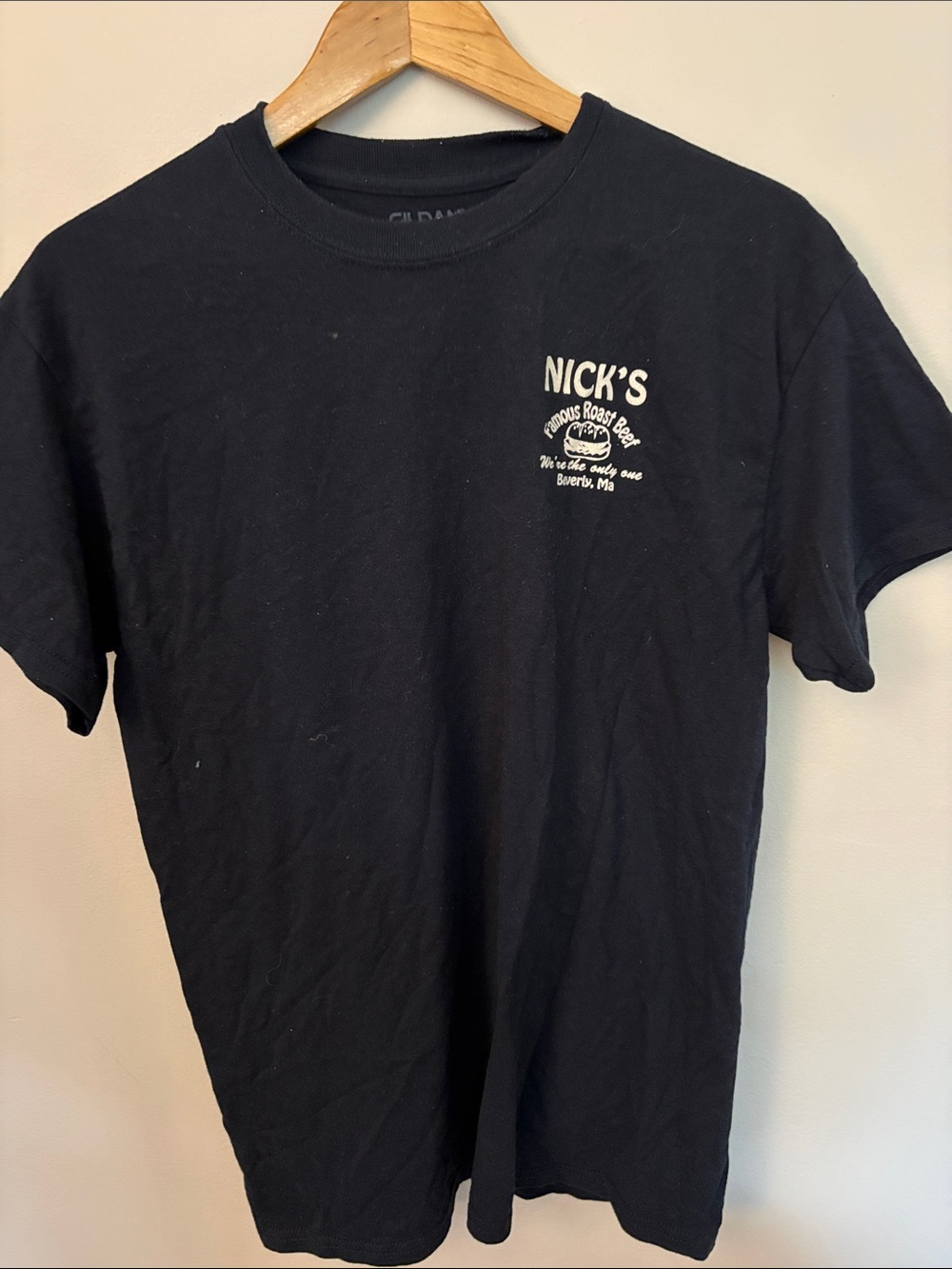 Black Logo Crew Neck T-Shirt